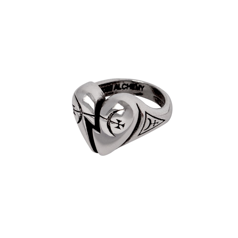 Alchemy - Broken Promise Ring - Silver coloured